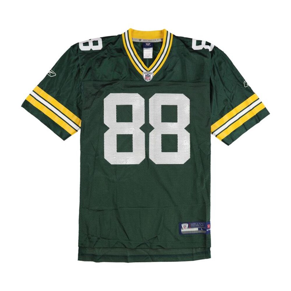 ONFIELD Mens Green Bay Packers Jersey, Green, L, DM